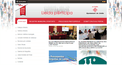 Desktop Screenshot of lleidaparticipa.cat